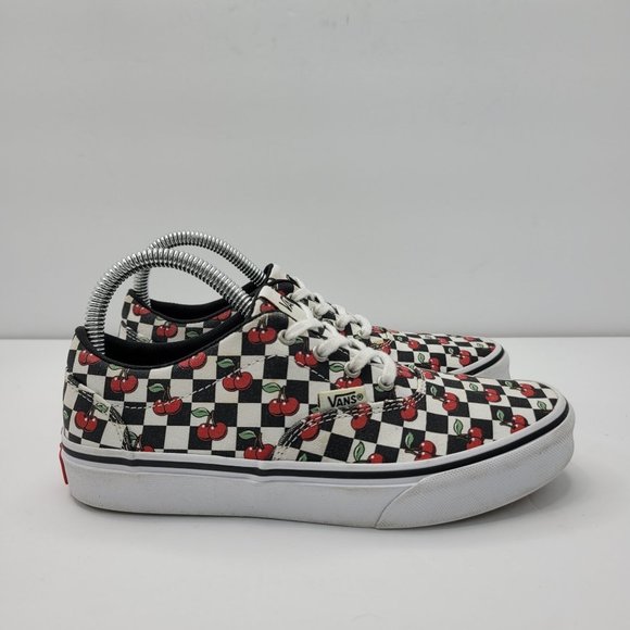 Vans Kids Cherry Checkered Sneakers - Picture 1 of 8